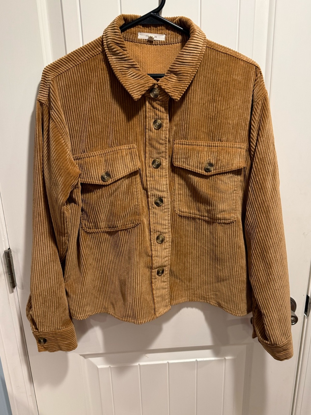 Maurice's Soft Corduoroy Long-Sleeve Button-Down, Women's Sz M